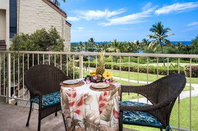Enjoy ocean and golf course views in this updated 2/2 condo on Kona Country Club Golf Course in Hawaii - for sale on GolfHomes.com, golf home, golf lot