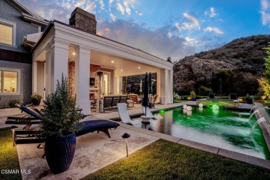 A Hampton-Style Masterpiece with Private Dock on Lake Sherwood on Sherwood Country Club in California - for sale on GolfHomes.com, golf home, golf lot
