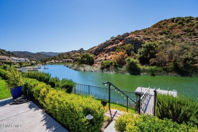 A Hampton-Style Masterpiece with Private Dock on Lake Sherwood on Sherwood Country Club in California - for sale on GolfHomes.com, golf home, golf lot