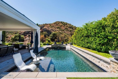 A Hampton-Style Masterpiece with Private Dock on Lake Sherwood on Sherwood Country Club in California - for sale on GolfHomes.com, golf home, golf lot