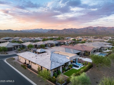 ENJOY SPECTACULAR FOUR PEAKS VIEWS IN THIS CONTEMPORARY LATIGO on Vista Verde Golf Course in Arizona - for sale on GolfHomes.com, golf home, golf lot