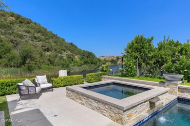 A Hampton-Style Masterpiece with Private Dock on Lake Sherwood on Sherwood Country Club in California - for sale on GolfHomes.com, golf home, golf lot