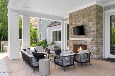 A Hampton-Style Masterpiece with Private Dock on Lake Sherwood on Sherwood Country Club in California - for sale on GolfHomes.com, golf home, golf lot