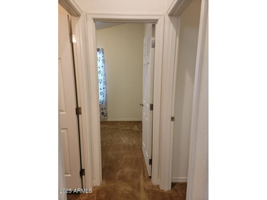 This is a lovely & quaint 2014 3 bedroom 2 bath furnished home on 3 Parks Fairways in Arizona - for sale on GolfHomes.com, golf home, golf lot