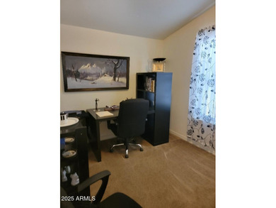 This is a lovely & quaint 2014 3 bedroom 2 bath furnished home on 3 Parks Fairways in Arizona - for sale on GolfHomes.com, golf home, golf lot