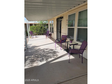 This is a lovely & quaint 2014 3 bedroom 2 bath furnished home on 3 Parks Fairways in Arizona - for sale on GolfHomes.com, golf home, golf lot
