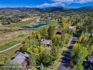 Exceptional cabin site on the edge of Targhee National Forest in on Teton Springs Resort and Club in Idaho - for sale on GolfHomes.com, golf home, golf lot