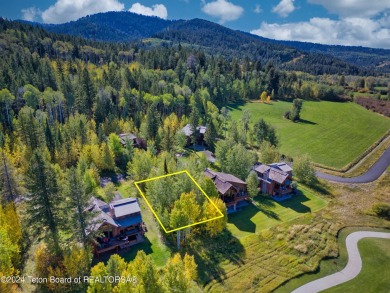 Exceptional cabin site on the edge of Targhee National Forest in on Teton Springs Resort and Club in Idaho - for sale on GolfHomes.com, golf home, golf lot