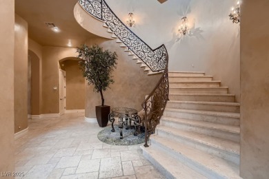 Experience the pinnacle of luxury living in this 8,447 SF on Red Rock Country Club in Nevada - for sale on GolfHomes.com, golf home, golf lot