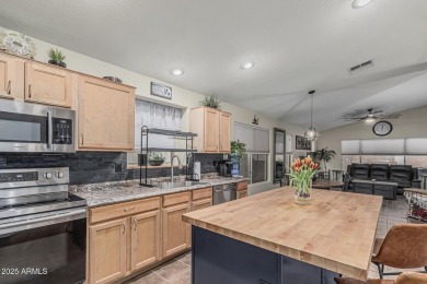 So many things to LOVE about this home!  Located on a corner lot on The Golf Club At Johnson Ranch in Arizona - for sale on GolfHomes.com, golf home, golf lot