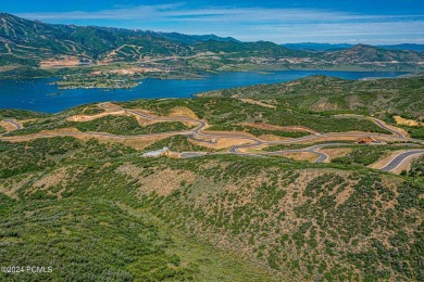 Exceptional views of Jordanelle Reservoir, Mount Timpanogos, and on Talisker Club At Tuhaye in Utah - for sale on GolfHomes.com, golf home, golf lot