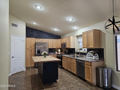 So many things to LOVE about this home!  Located on a corner lot on The Golf Club At Johnson Ranch in Arizona - for sale on GolfHomes.com, golf home, golf lot