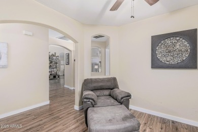 So many things to LOVE about this home!  Located on a corner lot on The Golf Club At Johnson Ranch in Arizona - for sale on GolfHomes.com, golf home, golf lot