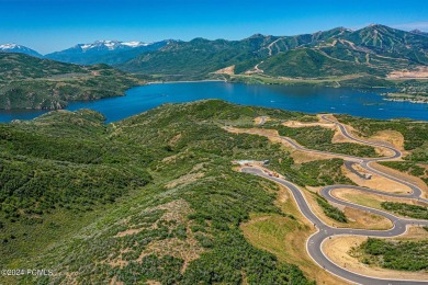 Exceptional views of Jordanelle Reservoir, Mount Timpanogos, and on Talisker Club At Tuhaye in Utah - for sale on GolfHomes.com, golf home, golf lot