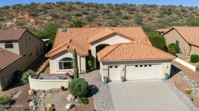 Beautifully appointed Madera with gorgeous views, private on Saddlebrooke Golf Course in Arizona - for sale on GolfHomes.com, golf home, golf lot