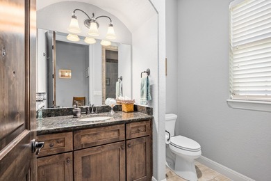 Beautiful single-family home sits overlooking the green of Hole on The Club At Comanche Trace in Texas - for sale on GolfHomes.com, golf home, golf lot