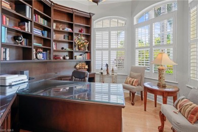 Sun-Soaked Sophistication on the Shores of Miromar Lakes! Tucked on Miromar Lakes Golf Club in Florida - for sale on GolfHomes.com, golf home, golf lot