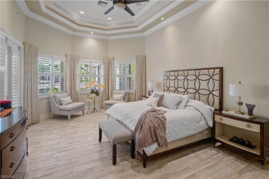 Sun-Soaked Sophistication on the Shores of Miromar Lakes! Tucked on Miromar Lakes Golf Club in Florida - for sale on GolfHomes.com, golf home, golf lot