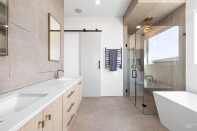 This Boulder Point home is designed for modern living with on Warm Springs Golf Club in Idaho - for sale on GolfHomes.com, golf home, golf lot