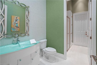 Sun-Soaked Sophistication on the Shores of Miromar Lakes! Tucked on Miromar Lakes Golf Club in Florida - for sale on GolfHomes.com, golf home, golf lot