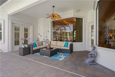 Sun-Soaked Sophistication on the Shores of Miromar Lakes! Tucked on Miromar Lakes Golf Club in Florida - for sale on GolfHomes.com, golf home, golf lot