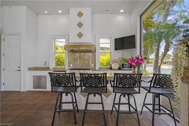 Sun-Soaked Sophistication on the Shores of Miromar Lakes! Tucked on Miromar Lakes Golf Club in Florida - for sale on GolfHomes.com, golf home, golf lot