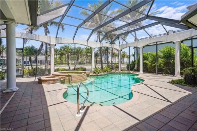 Sun-Soaked Sophistication on the Shores of Miromar Lakes! Tucked on Miromar Lakes Golf Club in Florida - for sale on GolfHomes.com, golf home, golf lot
