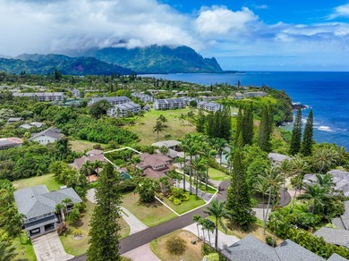Escape to paradise in this stunning 5-bedroom, 4.5-bathroom on Makai Golf Club At Princeville in Hawaii - for sale on GolfHomes.com, golf home, golf lot