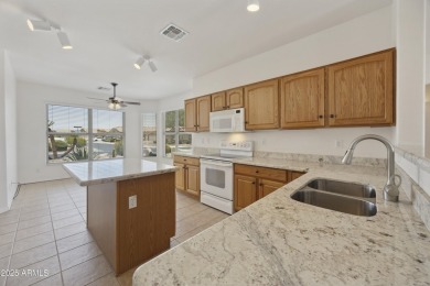 Beautifully maintained 2BR, 2BA plus den/office Daybreak model on Lone Tree Golf Club in Arizona - for sale on GolfHomes.com, golf home, golf lot