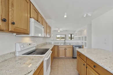Beautifully maintained 2BR, 2BA plus den/office Daybreak model on Lone Tree Golf Club in Arizona - for sale on GolfHomes.com, golf home, golf lot