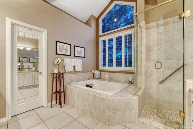 Tucked away in the trees for ultimate privacy, this beautifully on Castle Pines Golf Club in Colorado - for sale on GolfHomes.com, golf home, golf lot