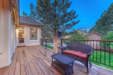 Tucked away in the trees for ultimate privacy, this beautifully on Castle Pines Golf Club in Colorado - for sale on GolfHomes.com, golf home, golf lot