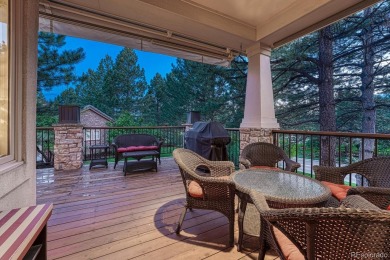 Tucked away in the trees for ultimate privacy, this beautifully on Castle Pines Golf Club in Colorado - for sale on GolfHomes.com, golf home, golf lot
