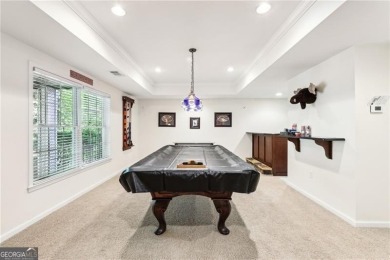 This beautiful home located on a cul-de-sac backs up to a on Windermere Golf Club in Georgia - for sale on GolfHomes.com, golf home, golf lot