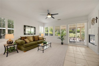 Beautiful SINGLE-STORY home nestled within the private 55+ on Glen Ivy Golf Club in California - for sale on GolfHomes.com, golf home, golf lot