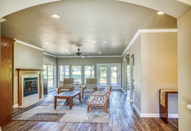 Imagine sitting on the huge shade filled, all stone, covered on Granada Golf Course in Arkansas - for sale on GolfHomes.com, golf home, golf lot