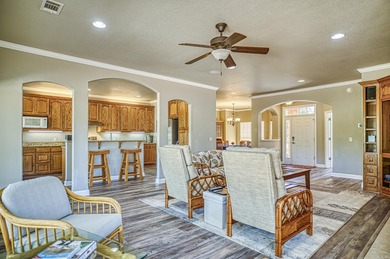 Imagine sitting on the huge shade filled, all stone, covered on Granada Golf Course in Arkansas - for sale on GolfHomes.com, golf home, golf lot