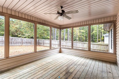 Welcome to this beautiful 3-bedroom, 2-bath home located in a on Carolina Trace Country Club in North Carolina - for sale on GolfHomes.com, golf home, golf lot