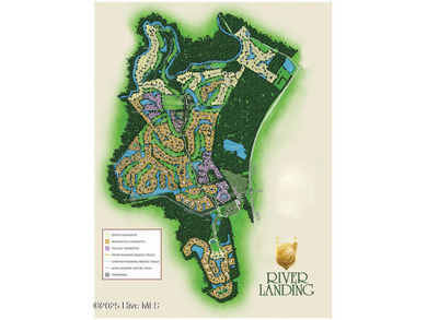 Build your dream home on this beautiful and private wooded on River Landing Golf Course in North Carolina - for sale on GolfHomes.com, golf home, golf lot