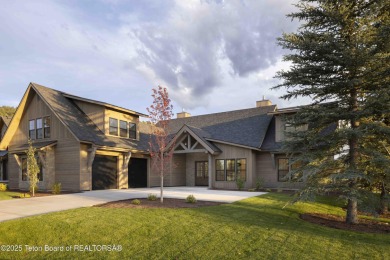 This custom home in Teton Reserve offers a unique plan with on Teton Reserve in Idaho - for sale on GolfHomes.com, golf home, golf lot