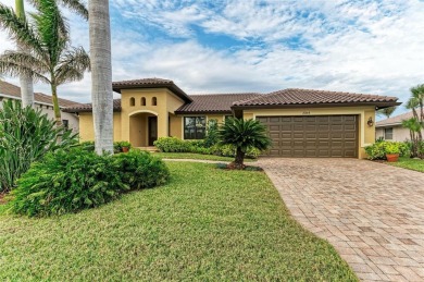 WATERFRONT LUXURY AWAITS at this gorgeous 2013 built custom POOL on Saint Andrews South Golf Club in Florida - for sale on GolfHomes.com, golf home, golf lot
