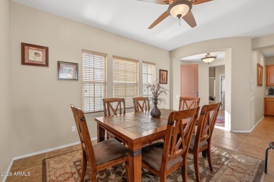 Mission-style charm meets resort living in this beautifully on Corte Bella Golf Club in Arizona - for sale on GolfHomes.com, golf home, golf lot