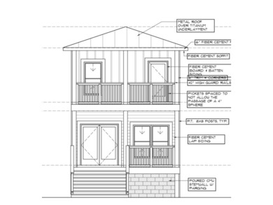 Coastal Lot with Custom Home Plans - Steps from the Beach! on  in Florida - for sale on GolfHomes.com, golf home, golf lot