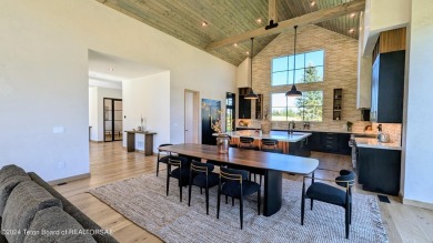 The stunning architecture of this newly constructed ultimate on Teton Springs Resort and Club in Idaho - for sale on GolfHomes.com, golf home, golf lot