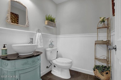 Custom built home with water access at the Olde Point Marina on on Olde Point Golf and Country Club in North Carolina - for sale on GolfHomes.com, golf home, golf lot