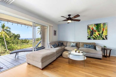 This Keauhou Akahi 2nd floor upgraded unit has beautiful views on Kona Country Club Golf Course in Hawaii - for sale on GolfHomes.com, golf home, golf lot