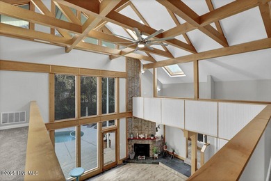 Custom built home with water access at the Olde Point Marina on on Olde Point Golf and Country Club in North Carolina - for sale on GolfHomes.com, golf home, golf lot