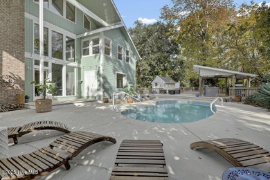 Custom built home with water access at the Olde Point Marina on on Olde Point Golf and Country Club in North Carolina - for sale on GolfHomes.com, golf home, golf lot