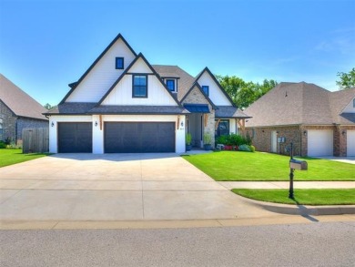 Step into effortless elegance with this better than new 3 year on Forest Ridge Golf Club in Oklahoma - for sale on GolfHomes.com, golf home, golf lot