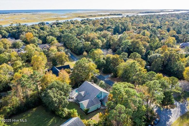 Custom built home with water access at the Olde Point Marina on on Olde Point Golf and Country Club in North Carolina - for sale on GolfHomes.com, golf home, golf lot